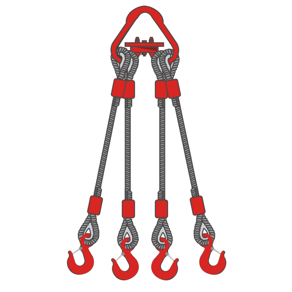 Строп 4СК Г/п 8т, Длина 5м