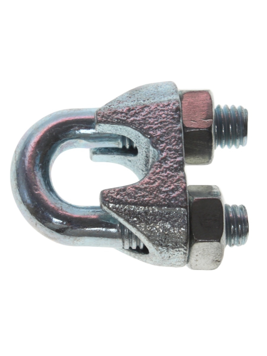 Зажим канатный 10-II ОСТ 24.090.51-86 исп.2, Масса 0,113кг, Диаметр каната 8-10мм