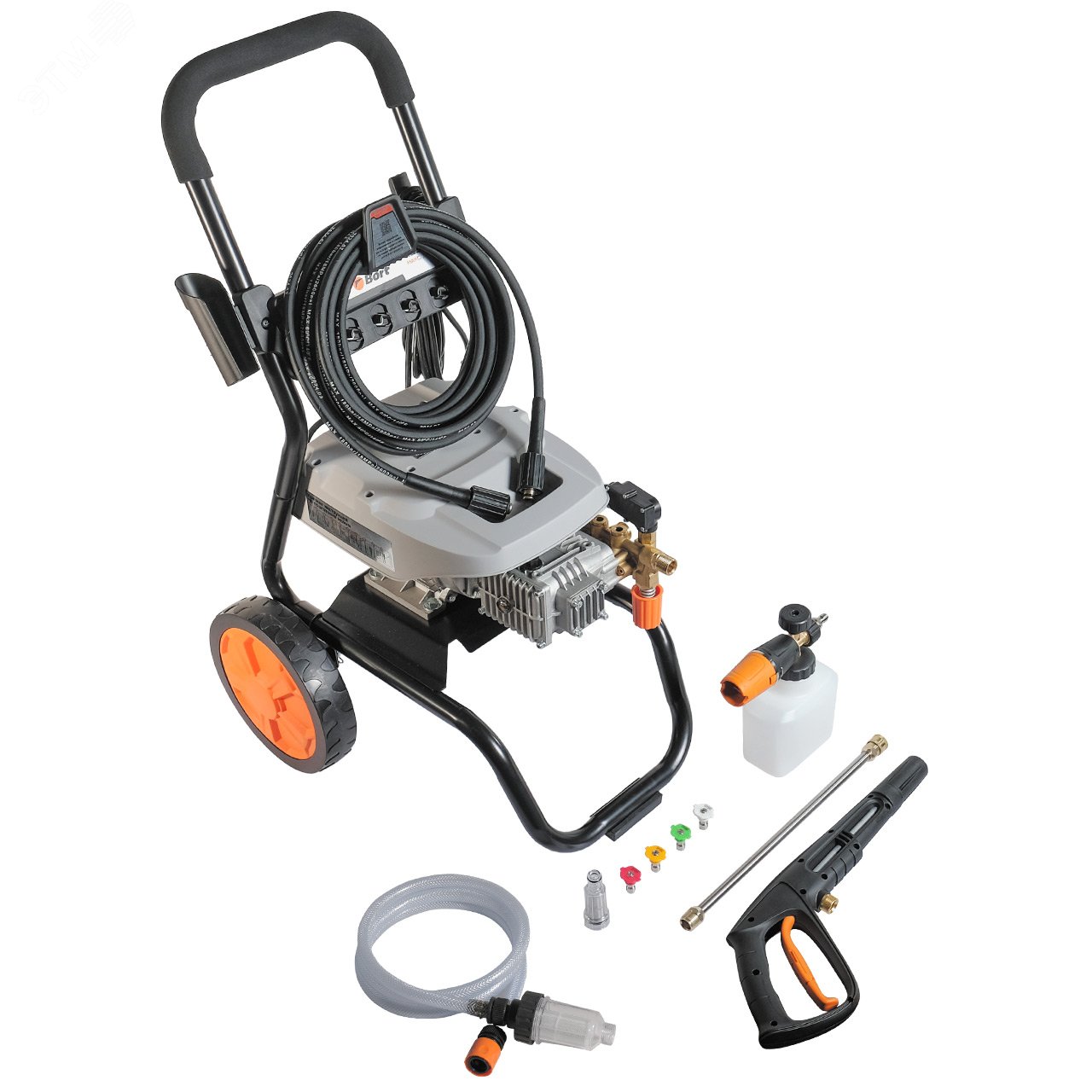 Изображение товара Мойка высокого давления BORT KEX-2800 2500 Вт 105 бар для эффективной очистки