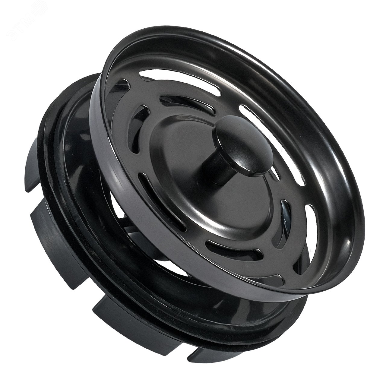 Изображение товара Сито пробка BORT Sink Strainer Black для кухонного измельчителя