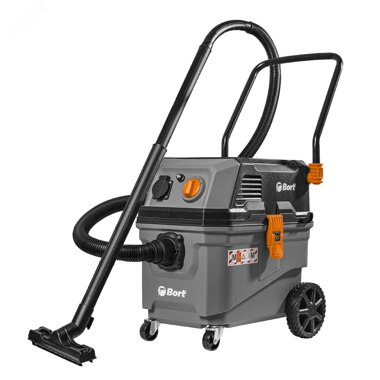 Изображение товара Пылесос для сухой и влажной уборки BAX-700 строительный мощный 1600 Вт