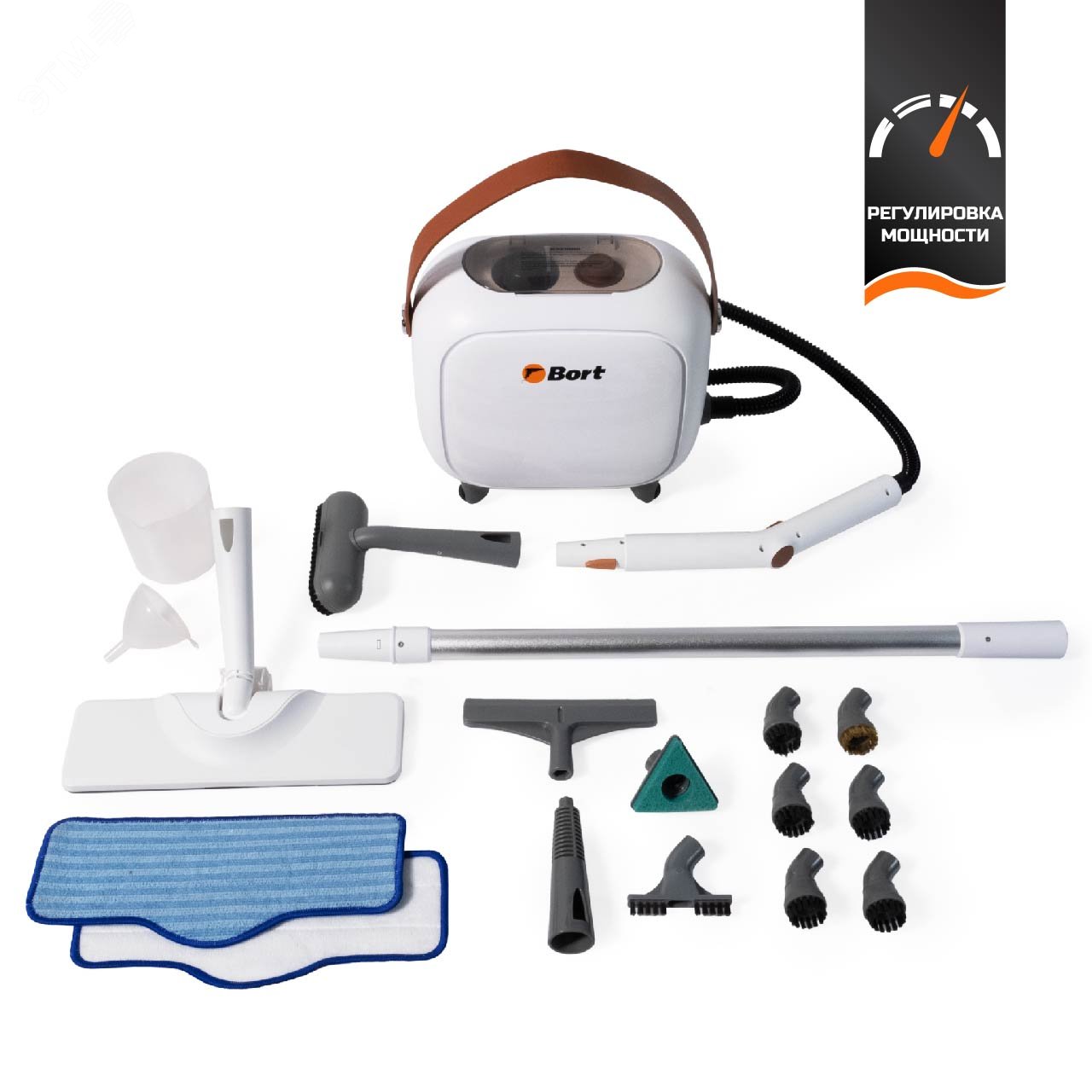 Изображение товара Пароочиститель BORT BDR-3000-RR - многофункциональное устройство для уборки