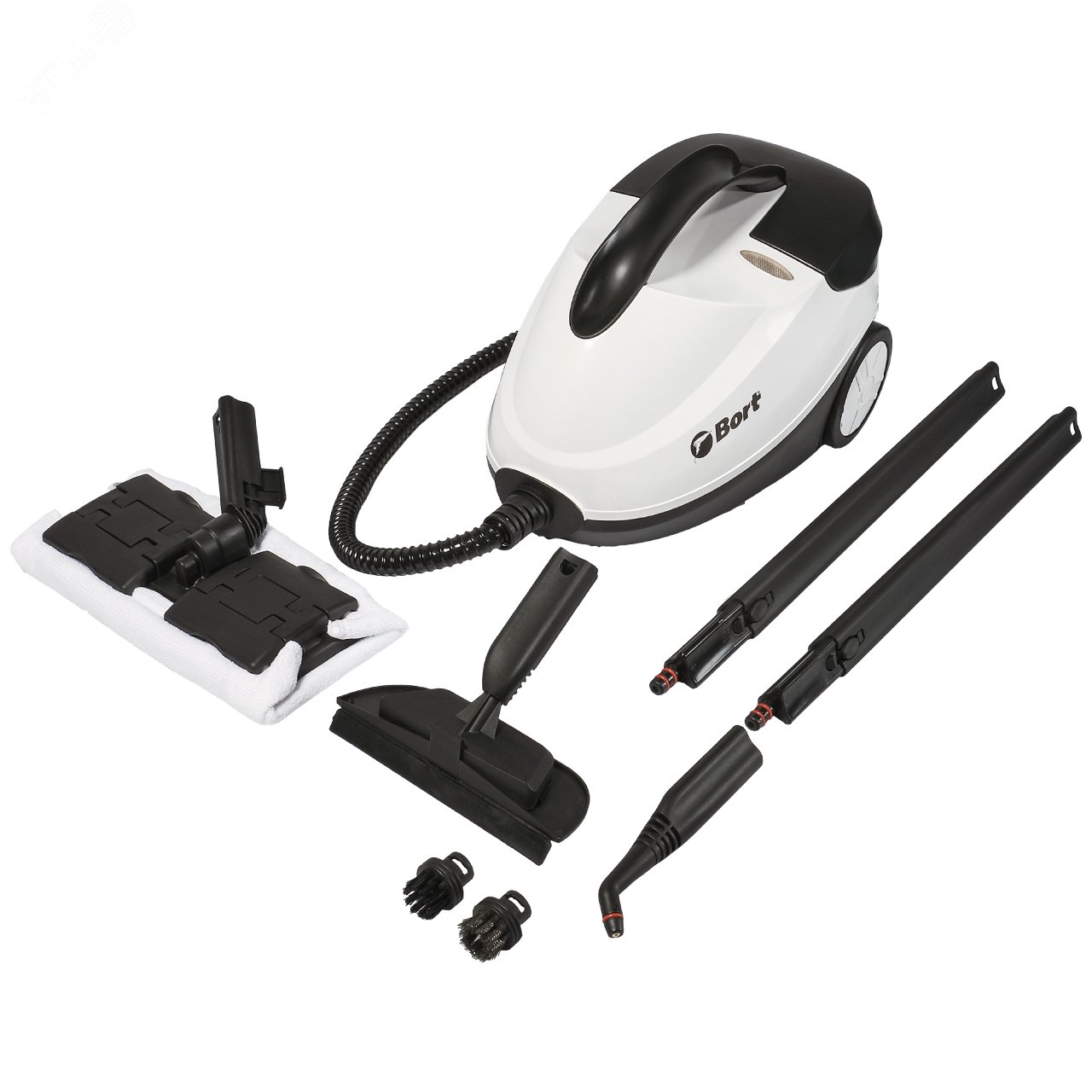 Изображение товара Пароочиститель BORT BDR-2300-R компактный мощный для дома и авто