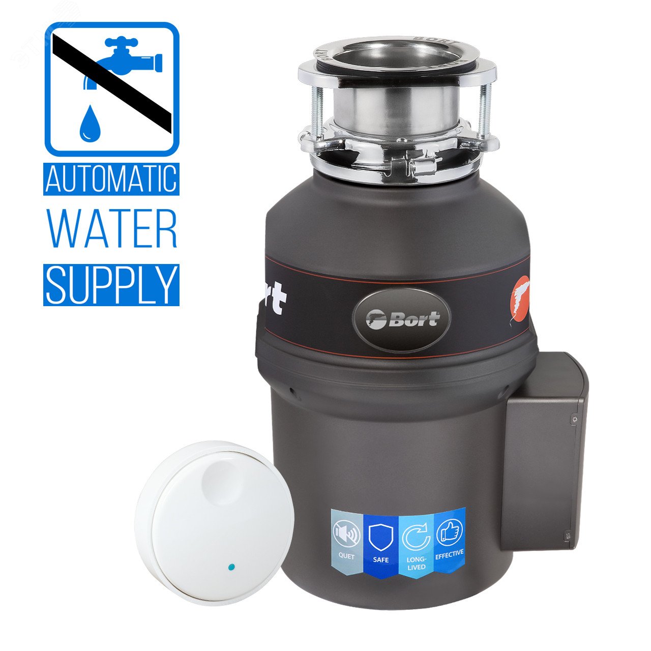 Изображение товара Измельчитель пищевых отходов TITAN 9000 BORT для бытового использования