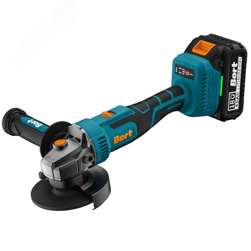 Изображение товара Машина шлифовальная угловая аккумуляторная BORT BWS-21Li (2х4,0 Ач + ЗУ) (шт)