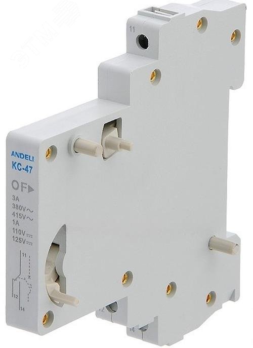 Изображение товара Контакт состояния КС-47 на DIN-рейку для автоматических выключателей