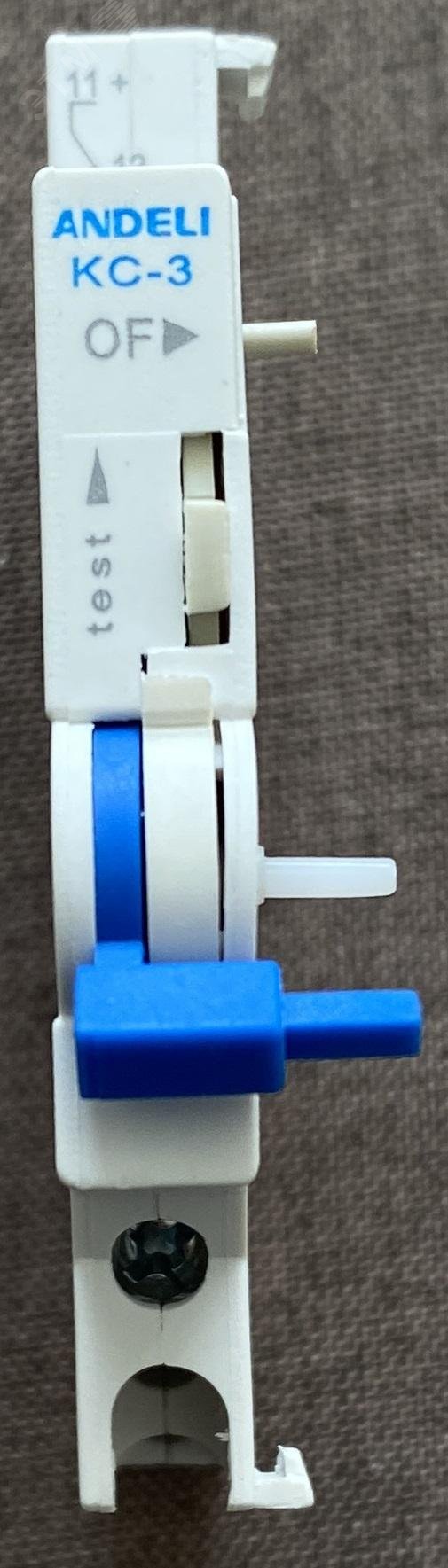 Изображение товара Контакт состояния КС-3 на DIN-рейку для серии ADB3-63 автоматических выключателей