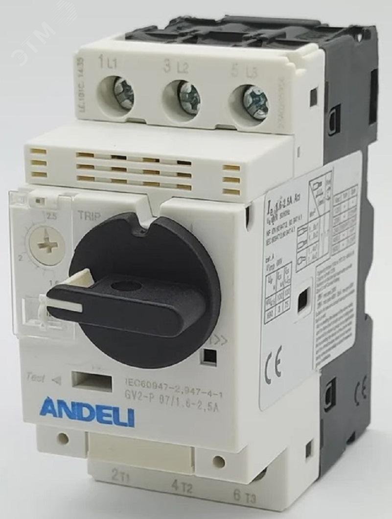 Изображение товара Пускатель gv2-p07 1.6а~2.5а автоматический защиты электродвигателя