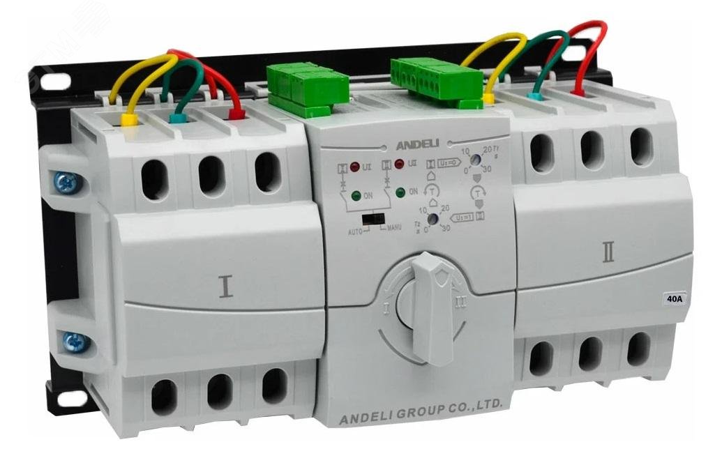 Изображение товара Автоматический ввод резерва HATS9 3P 40A для промышленных и бытовых систем