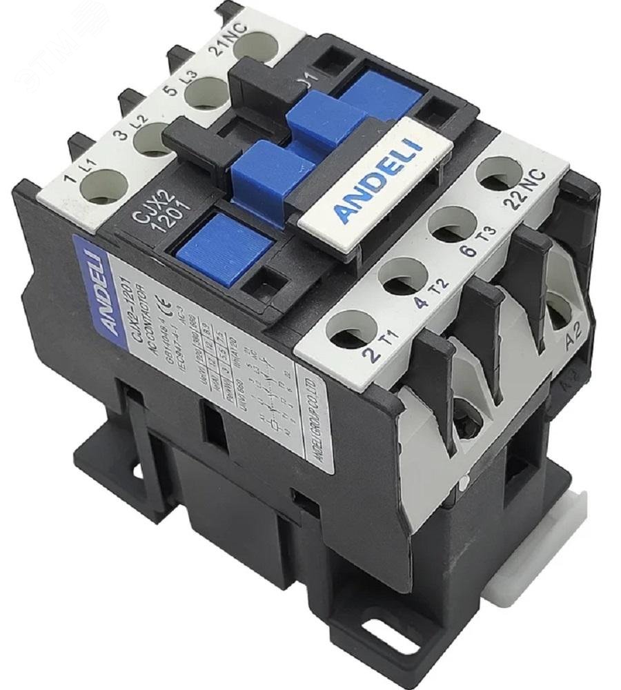 Изображение товара Контактор модульный CJX2-D1201 для управления электродвигателями