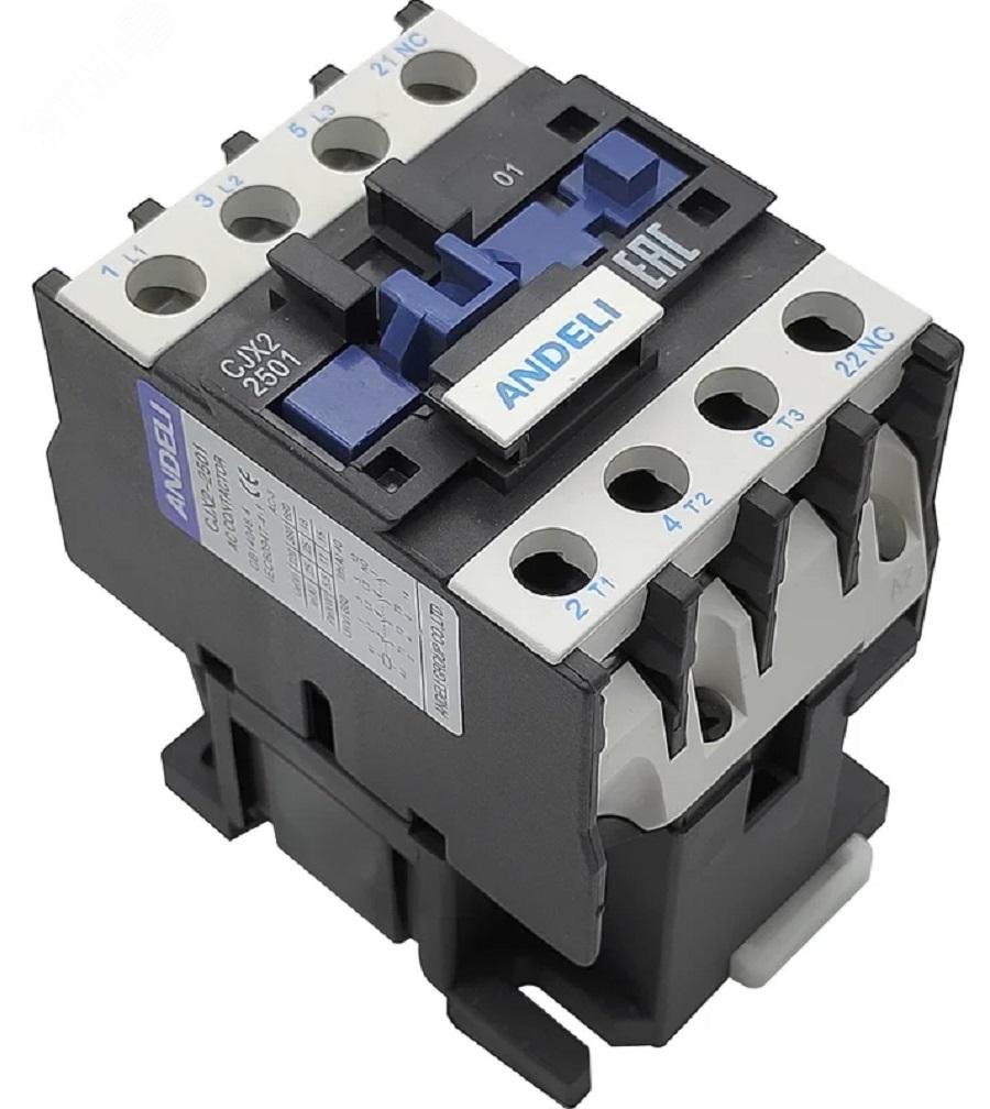 Изображение товара Модульный контактор CJX2-D2501 220 В 25 А для автоматизации и управления