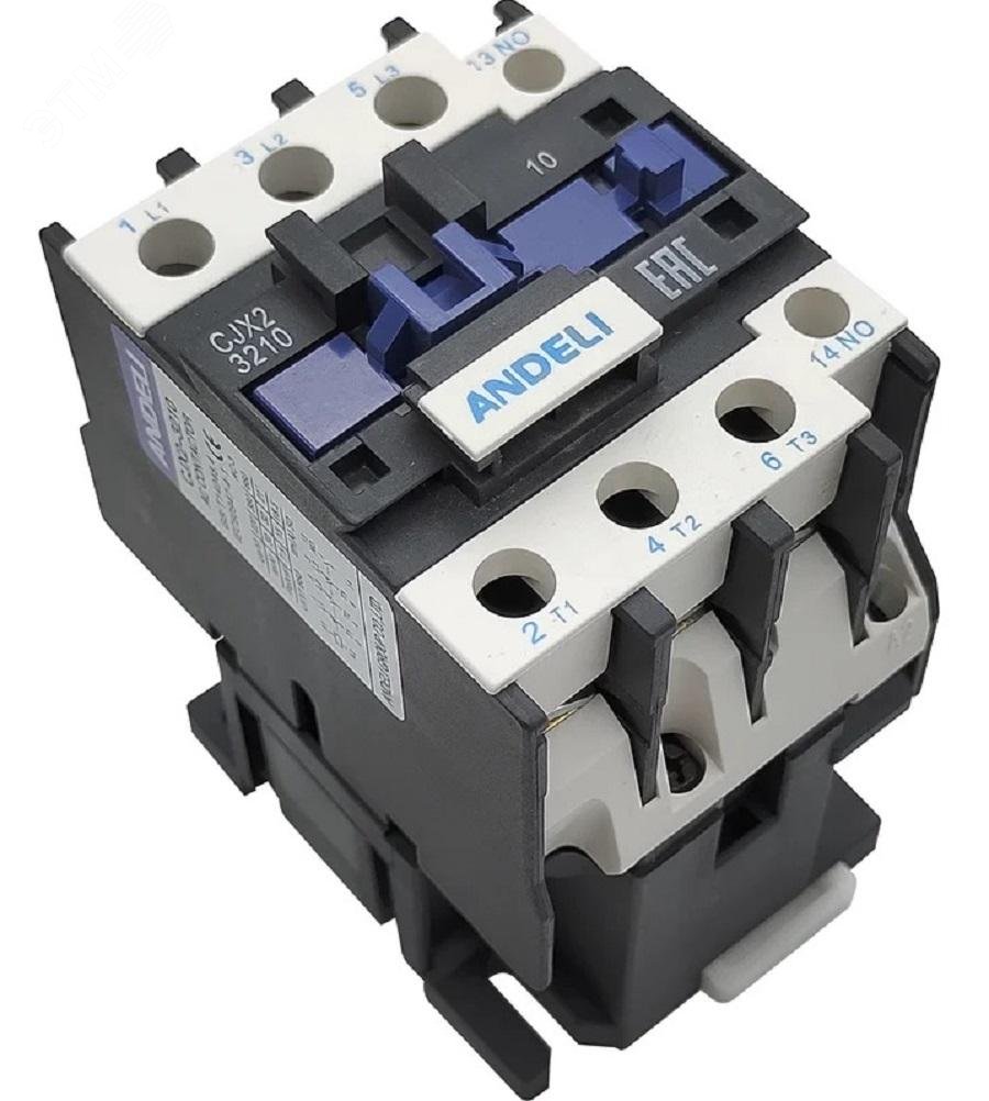 Изображение товара Контактор модульный CJX2-3210 1НО 50Гц 220В AC3