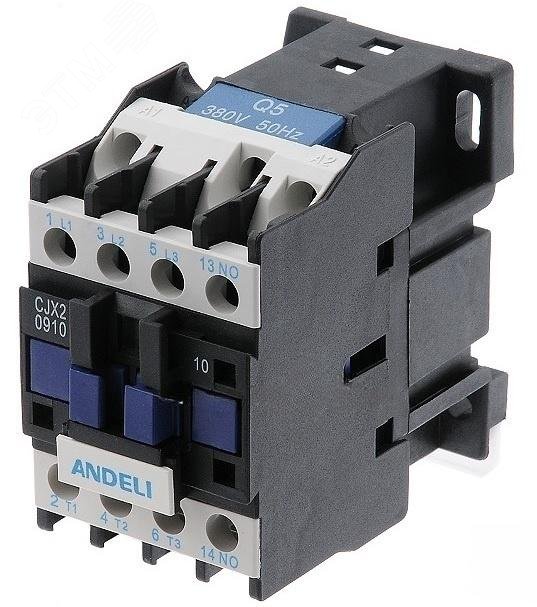 Изображение товара Модульный контактор CJX2-0910 9A 380В для автоматизации и электроснабжения
