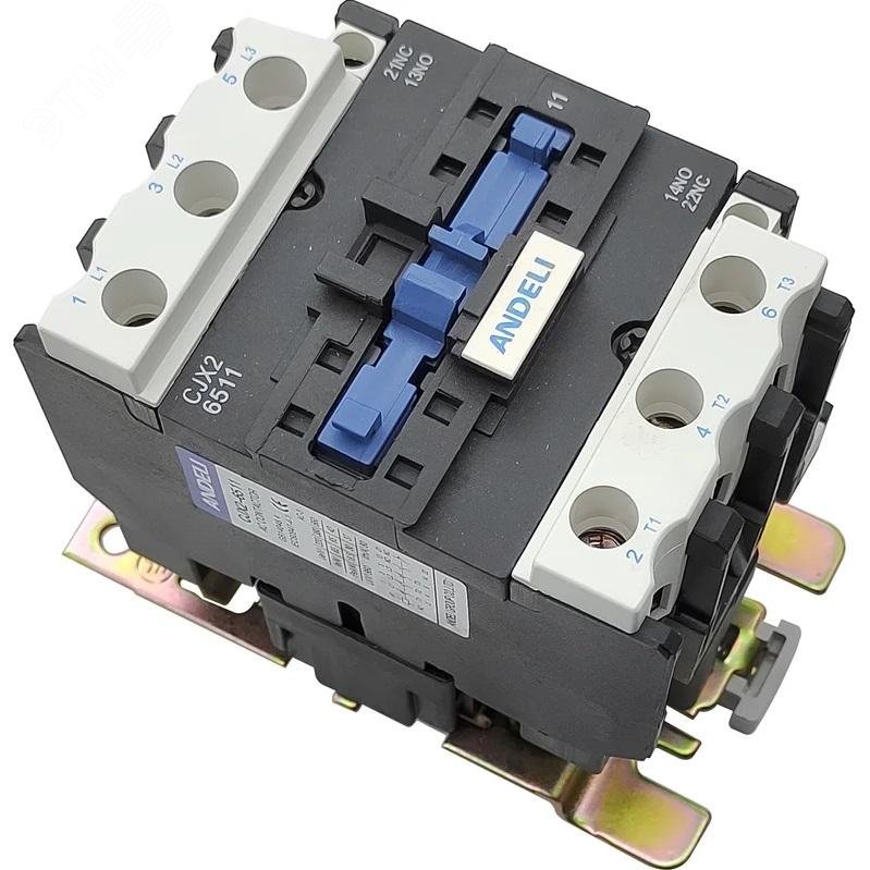 Изображение товара Контактор модульный CJX2-6511 380В 65А для автоматизации и управления оборудованием