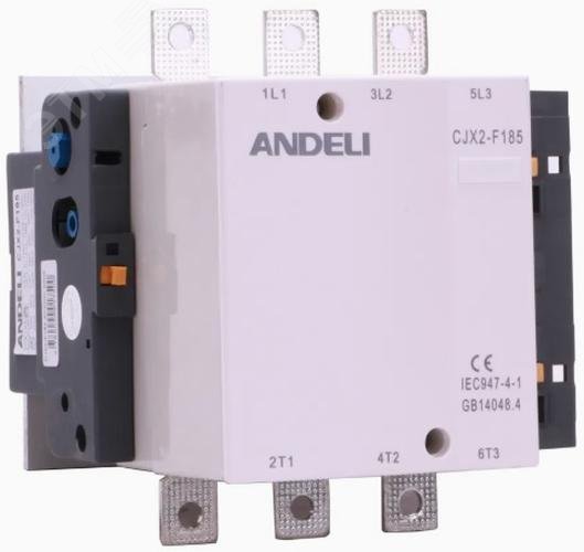 Изображение товара Контактор силовой CJX2-F185 185A 400В/АС3 50Гц (шт)