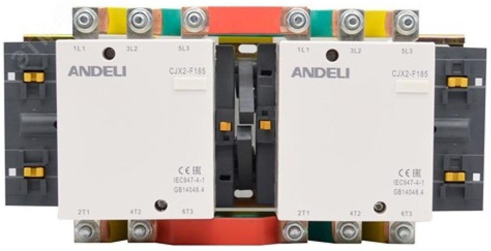 Изображение товара Контактор силовой CJX2-F185Ns реверс 185A 400В/АС3 50Гц (шт)