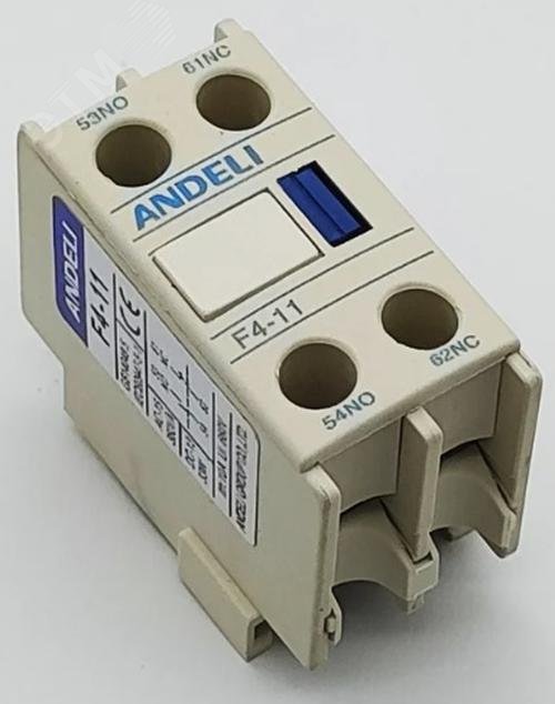 Изображение товара Приставка дополнительный контакты 1но+1нз к Контактору CJX2 F4-11 (шт)