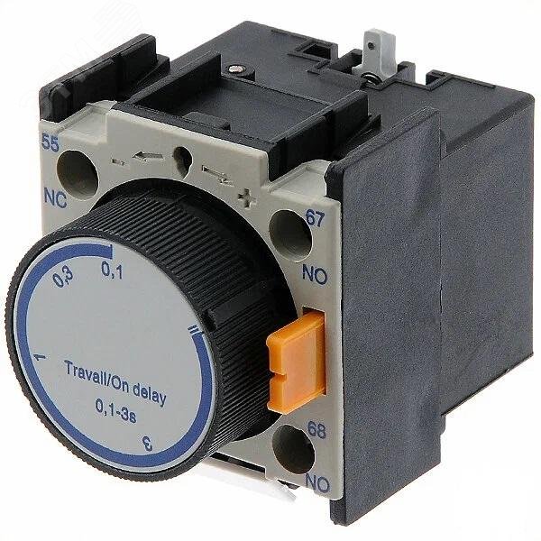 Изображение товара приставка выдержка времени la2-t0 0,1-3 при вкл. к контактору cjx2 (шт)