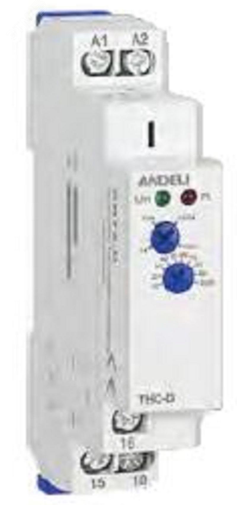 Изображение товара Реле задержки выключения THC-D AC/DC 12V 240V с регулируемым временем