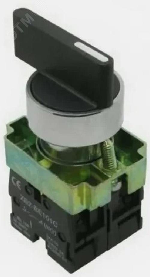 Изображение товара ANDELI XB2-BD33 переключатель 3 положения 2НО 380В 2 контакта Изображение товара ANDELI XB2-BD33 переключатель 3 положения 2НО 380В 2 контакта