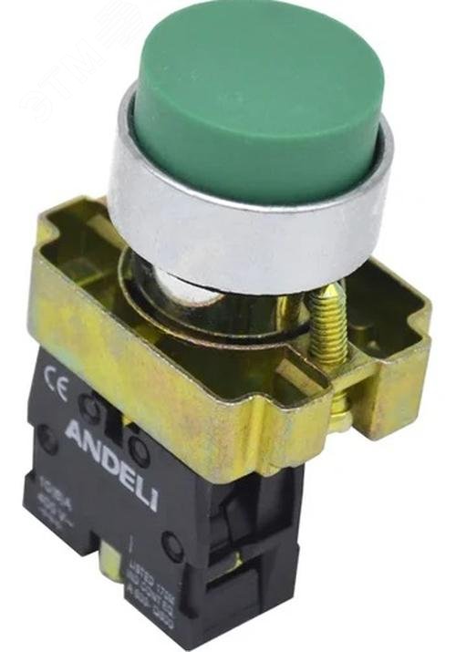 Изображение товара Кнопка управления ANDELI XB2-BL31 без подсветки зеленая