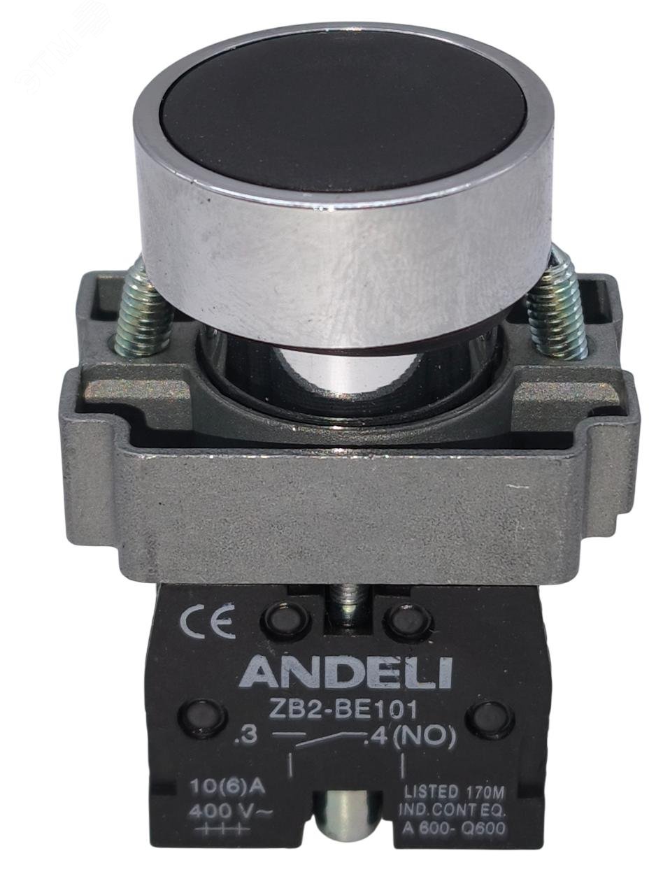 Изображение товара Кнопка XB2-BА21 без подсветки черный 1НО