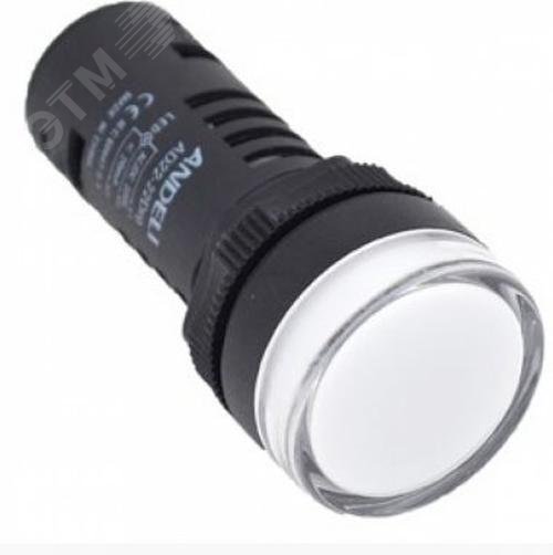 Изображение товара Лампа AD16-22DS LED матрица отверстие d22мм белый 220В AC (шт)