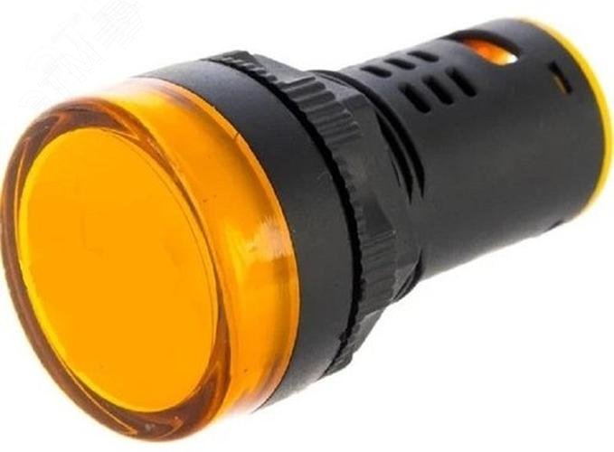 Изображение товара Лампа ANDELI AD16-22DS LED оранжевая 220В 22мм