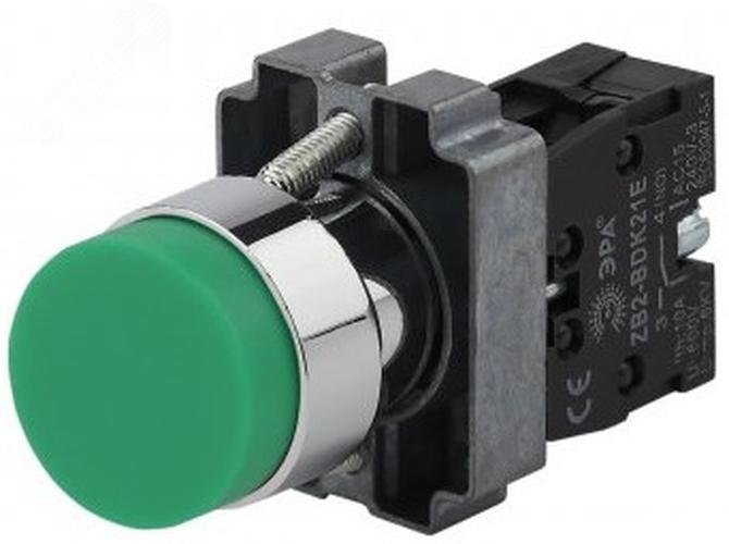 Изображение товара Кнопка управления LA115-A5-10BN без подсветки зеленого цвета