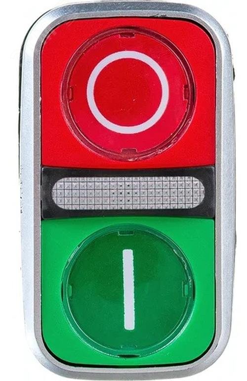 Изображение товара Кнопка двойная LA115-A5-11RD1 1NO 1NC 220В IP65 для промышленных применений