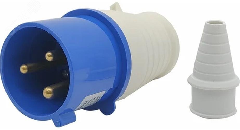 Изображение товара Вилка переносная AM-023 32A 220V/250V 2P+E IP44 (шт)