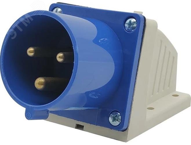 Изображение товара Вилка стационарная AM-523 32A 220V/250V 2P+E IP44 (шт)