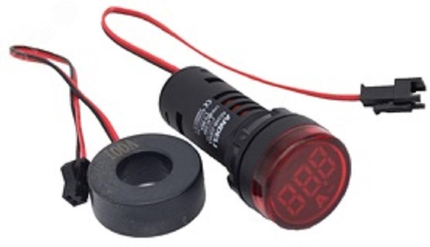 Лампаиндикаторамперметрad26b-22dsarкрасная(странсформаторомдо100а)