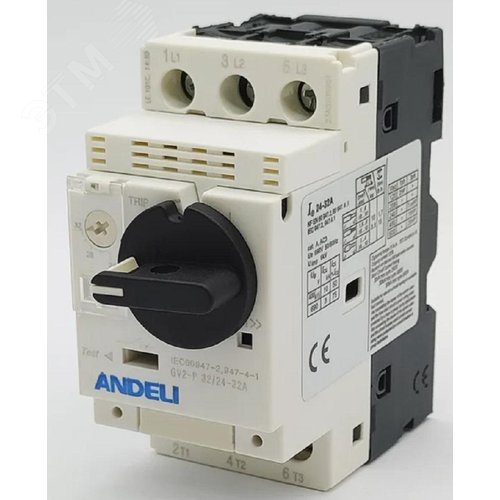Изображение товара Выключатель автоматический защиты двигателя GV2-P32 24А~32А с поворотной ручкой (шт)