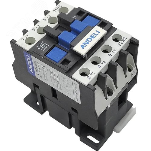 Изображение товара Контактор модульный CJX2-D1201 1нз 50гц 220в/AC3 (шт)