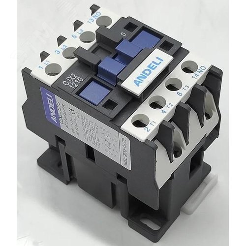 Изображение товара Контактор модульный CJX2-1210 12A 24в/AC3 1но 50гц (шт)
