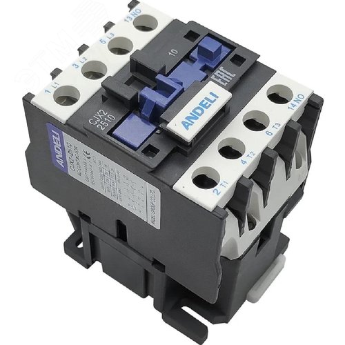 Изображение товара Контактор модульный CJX2-2510 1но 50гц 24в/AC3 (шт)