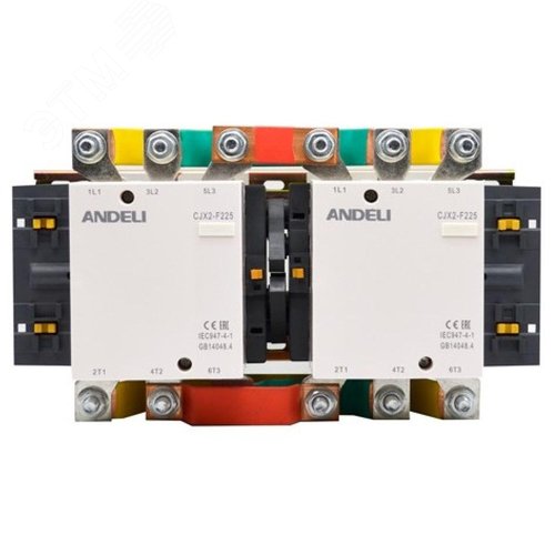 Изображение товара Контактор силовой CJX2-F225Ns реверс 225A 230В/АС3 50Гц (шт)