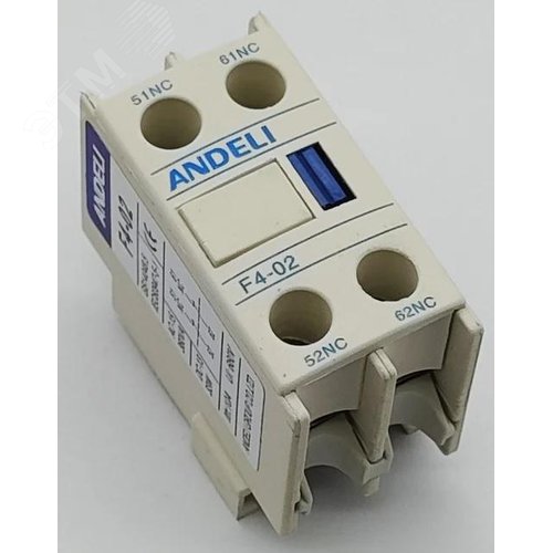 Изображение товара Приставка дополнительный контакты 2нз к Контактору CJX2 F4-02 (шт)