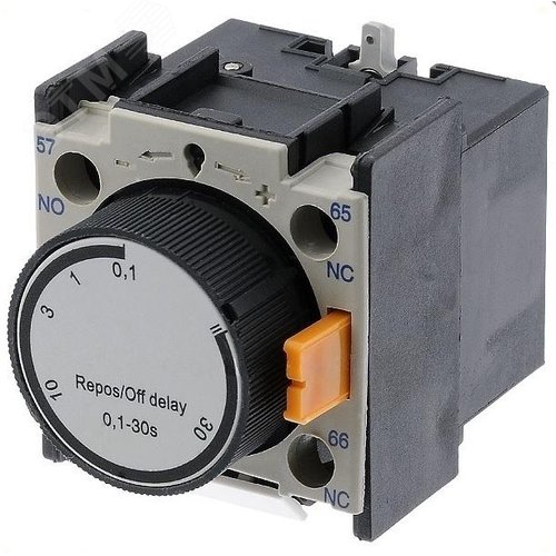 Изображение товара приставка выдержка времени la2-d2 0,1-30 при выкл. к контактору cjx2 (шт)