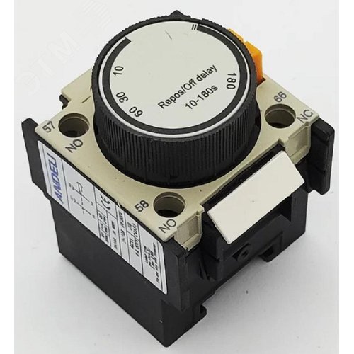 Изображение товара приставка выдержка времени la2-d4 10-180 при выкл. к контактору cjx2 (шт)