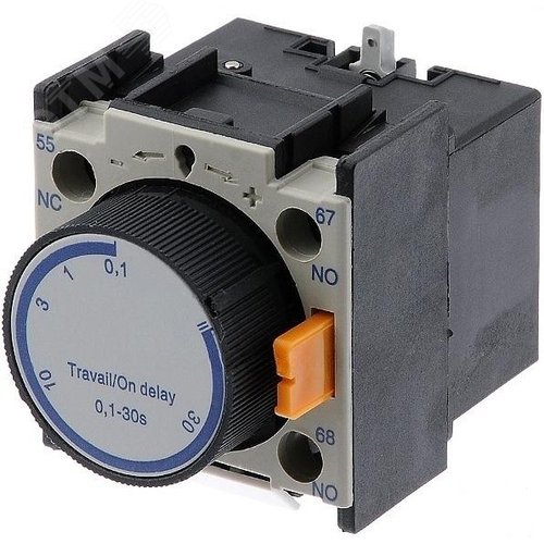 Изображение товара приставка выдержка времени la2-t2 0,1-30 при вкл. к контактору cjx2 (шт)