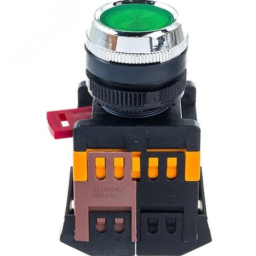 Изображение товара Кнопка ablfs-22 зеленый d22 мм неон 220в (шт)