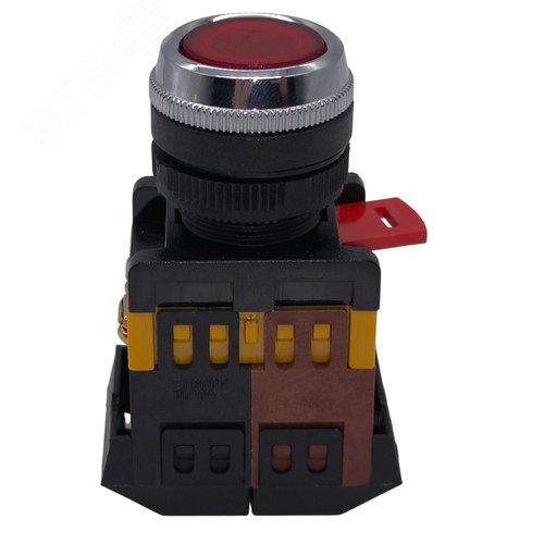 Изображение товара Кнопка ablfs-22 красный d22 мм неон 220в (шт)