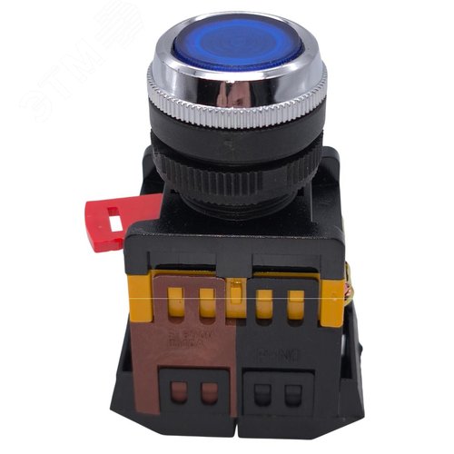 Изображение товара Кнопка ablfs-22 синий d22 мм неон 220в (шт)