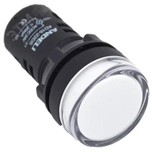 Изображение товара Лампа ad16-22ds led матрица d22 мм белый 24в ac/dc (шт)