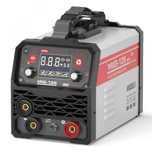 Изображение товара Инвертор сварочный многофункциональный MIG-135MINI LED дисплей ADL20-214 MIG (без газа) LIFT TIG MMA (шт)