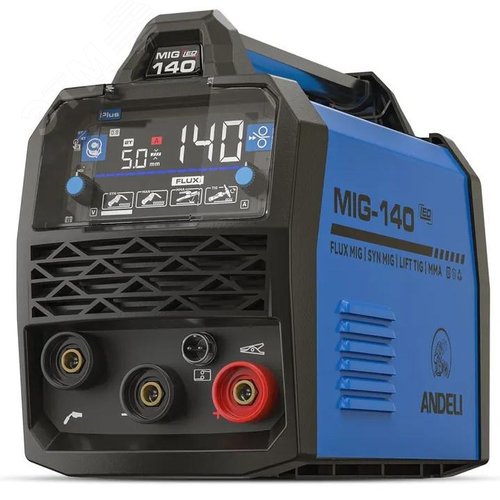 Изображение товара Инвертор сварочный полуавтоматический многофункциональный MIG-140PLUS LED дисплей ADL20-707 MIG (без газа) LIFT TIG MMA (шт)