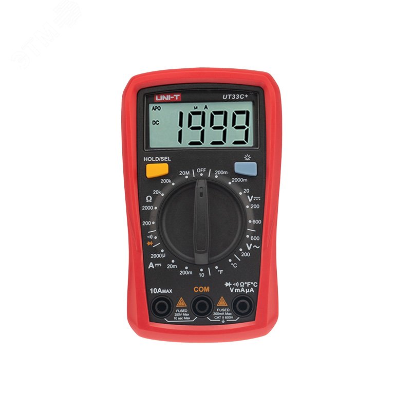 Изображение товара Мультиметр портативный UNI-T UT33C+ (шт)