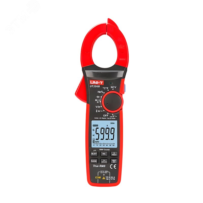 Токовые клещи UNI-T UT206B артикул 13-1069 UNI-T - купить в Москве и РФ ...